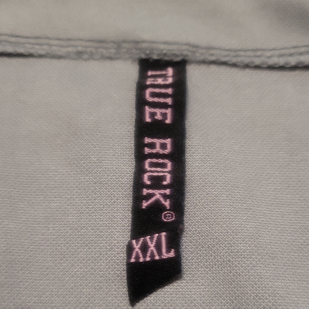 TRUE ROCK Gray Jersey Top Modern Comfort